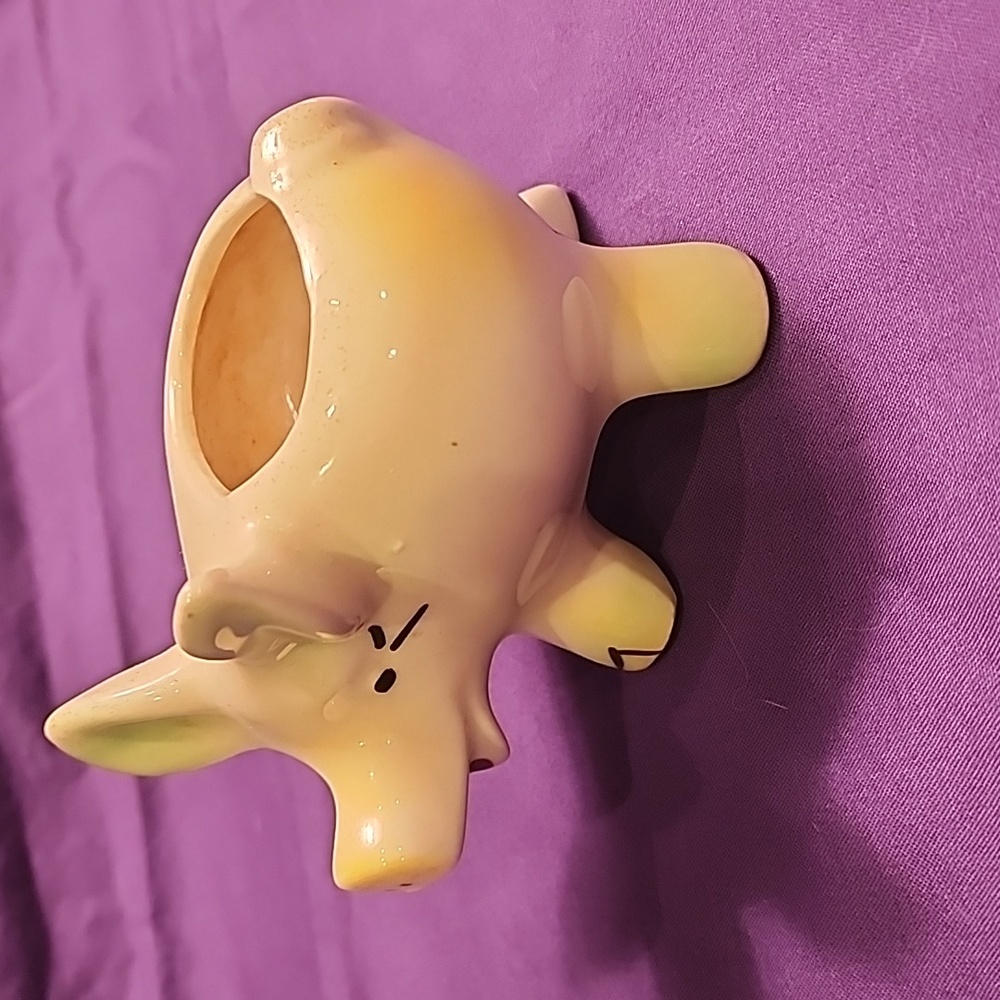 Cute Vintage Pig Planter
